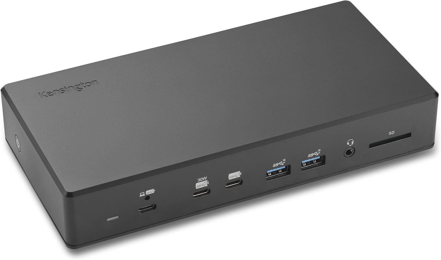 Kensington SD4880P USB-C 4k Quad Monitor Docking Station  6 x USB-A & 4 x USB-C  2Gbps Ethernet  100W PD  Audio Jack  2xDisplayPort  2xHDMI  SD Card Reader  for Windows Laptops (K34113NA)
