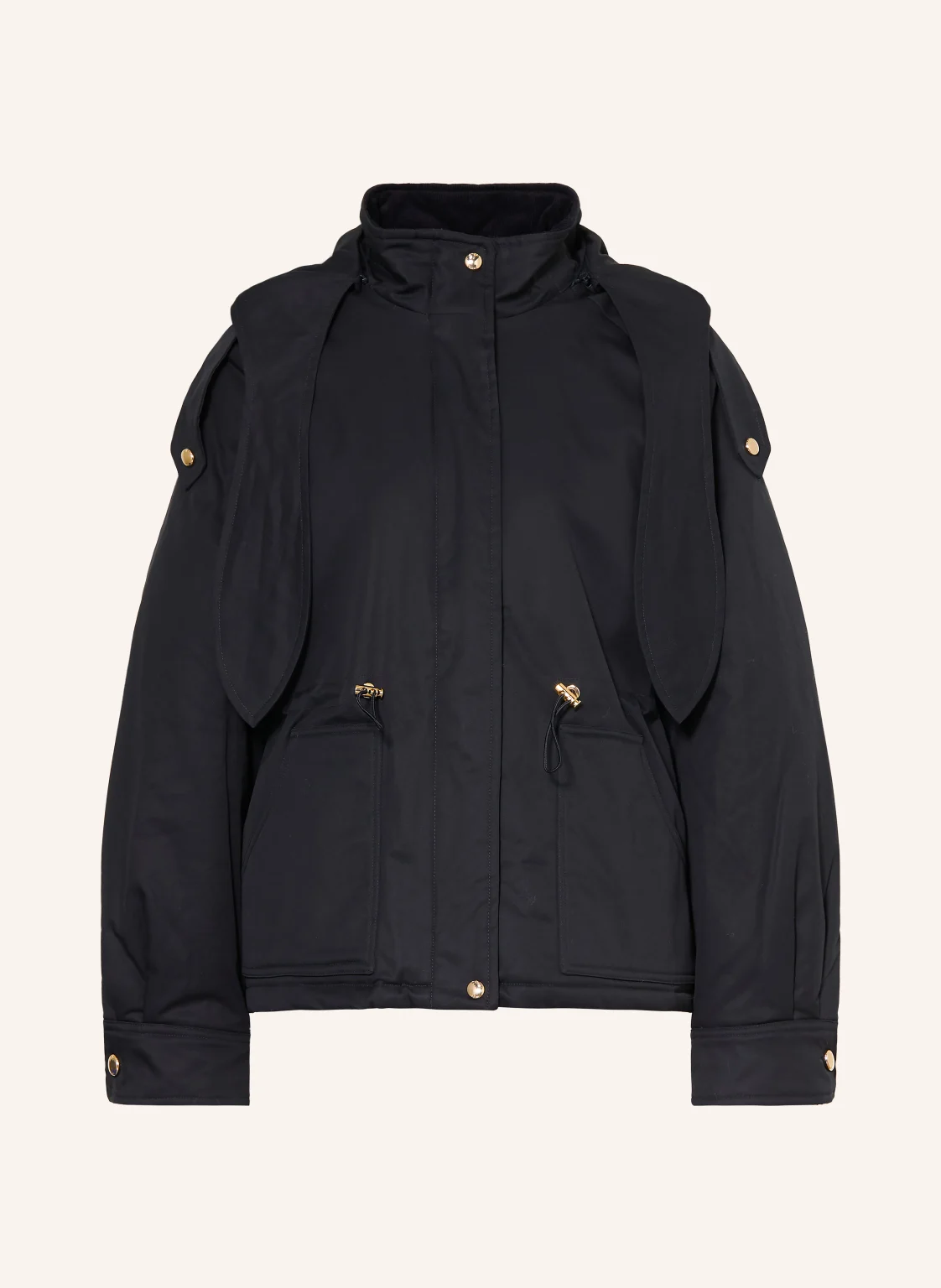 maje Parka mit abnehmbarer Kapuze