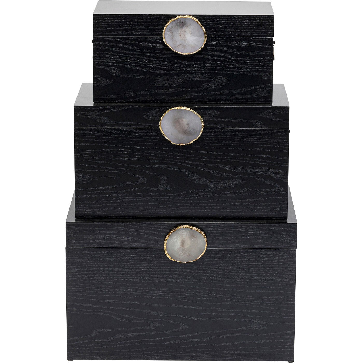 Kare Design Opberger Nifty zwart (3/Set)