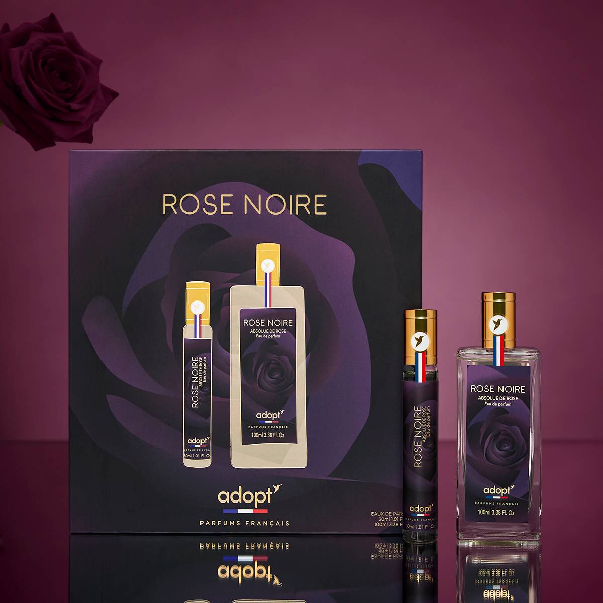 Rose NoireCoffret eau de parfum 30 ml   100 ml