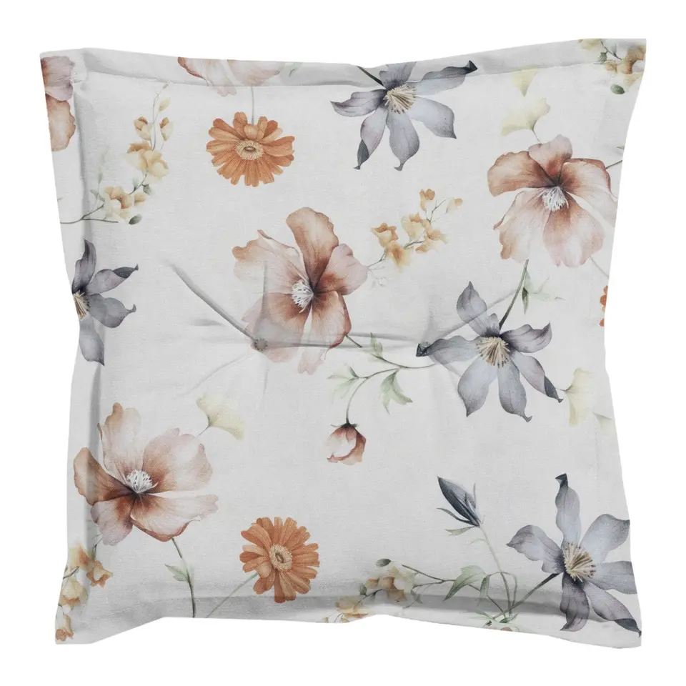 Madison - Zitkussen Florina natural - Ca. 50x50 cm - Set van 4