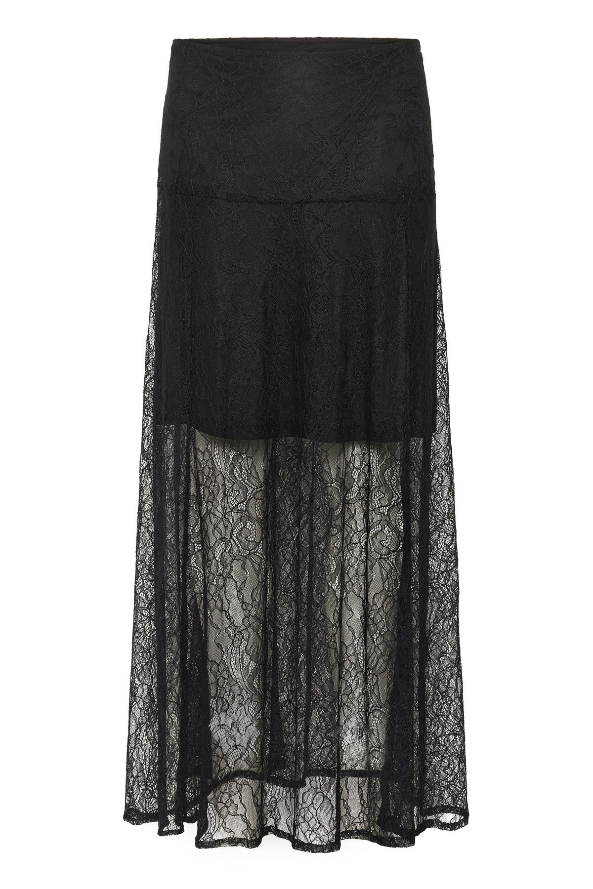 Saint Tropez MilenaSZ Lace Overlay Maxi Skirt