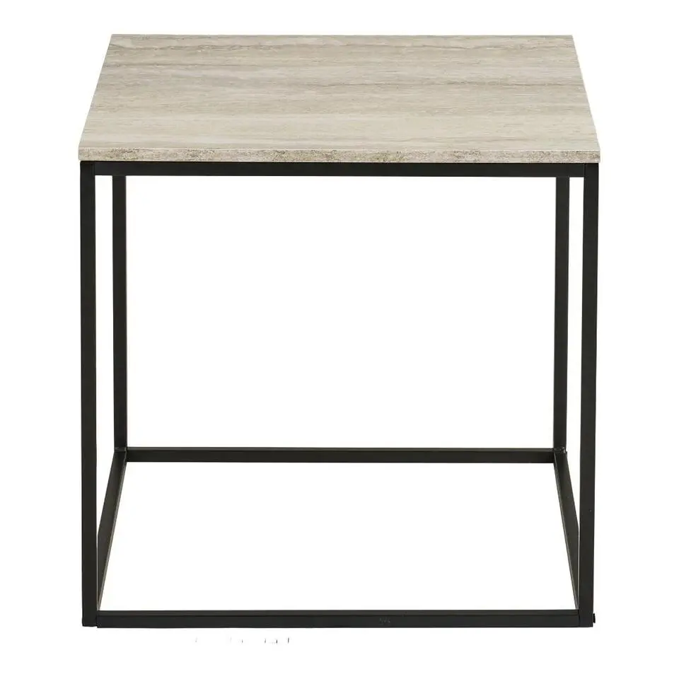 Hioshop Iris salontafel hoektafel travertijn decor beige