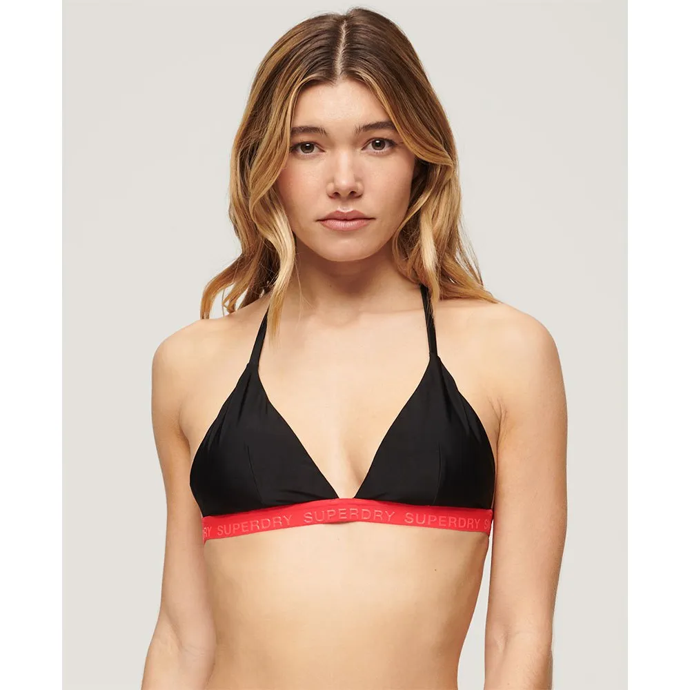 Superdry Triangle Elastic bikini top