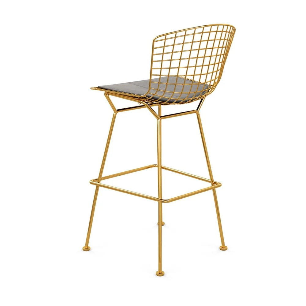WIRE METAL Bertoia Counter Stool (26) Set of 2 - 39Hx20.5Wx23D