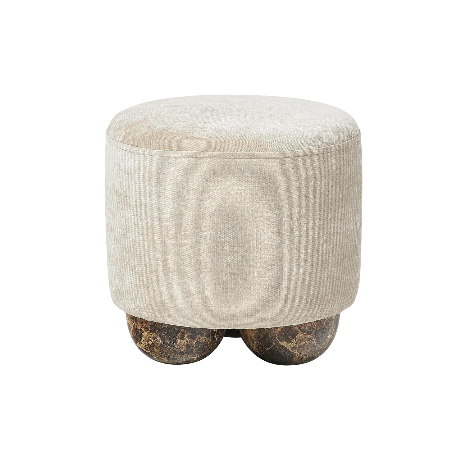 Lino Pouf, beige/light brown