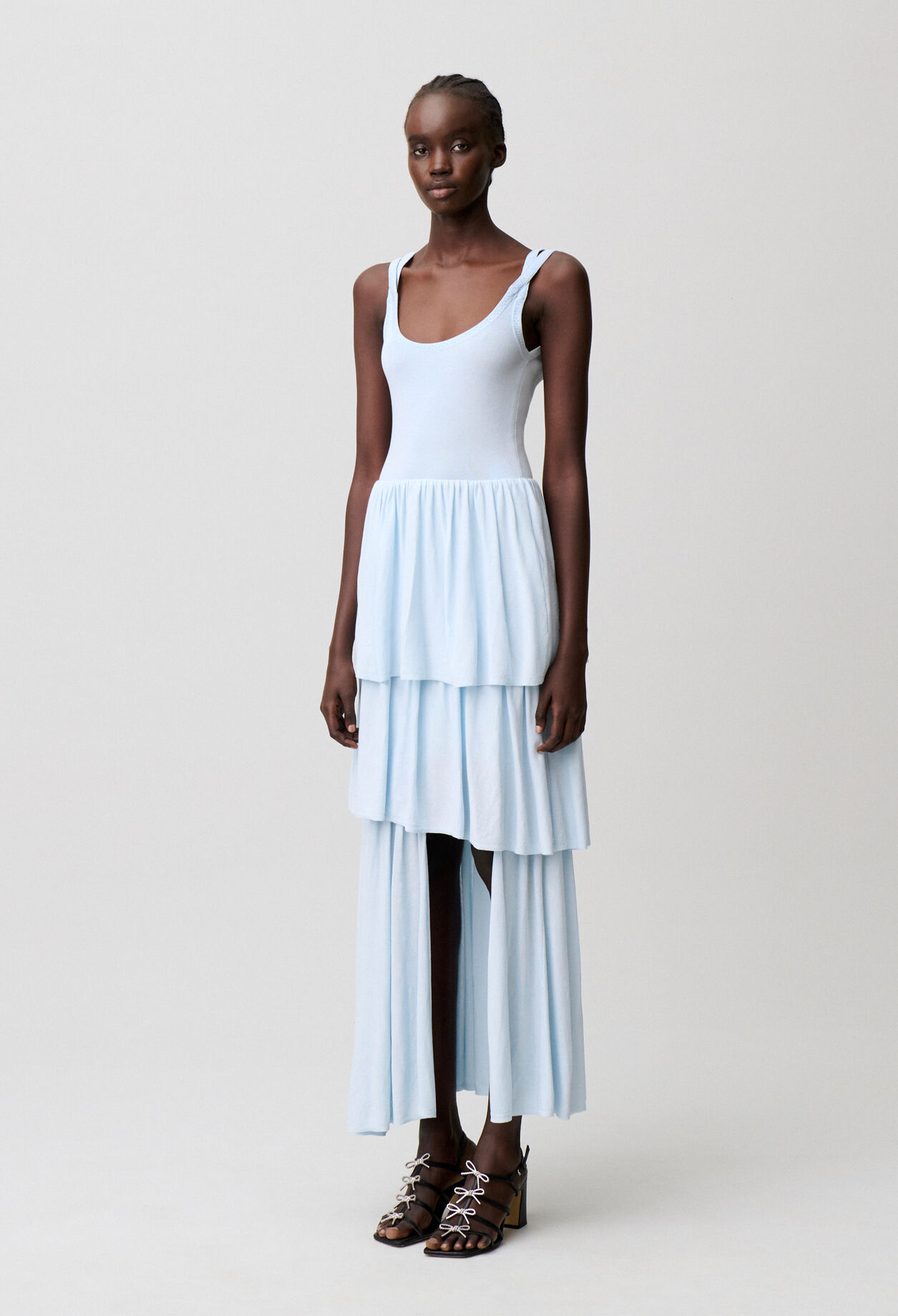 Robe longue maille