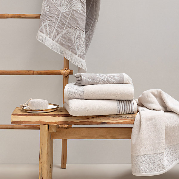 Parure de bain DRY VINE coton 7 pièces