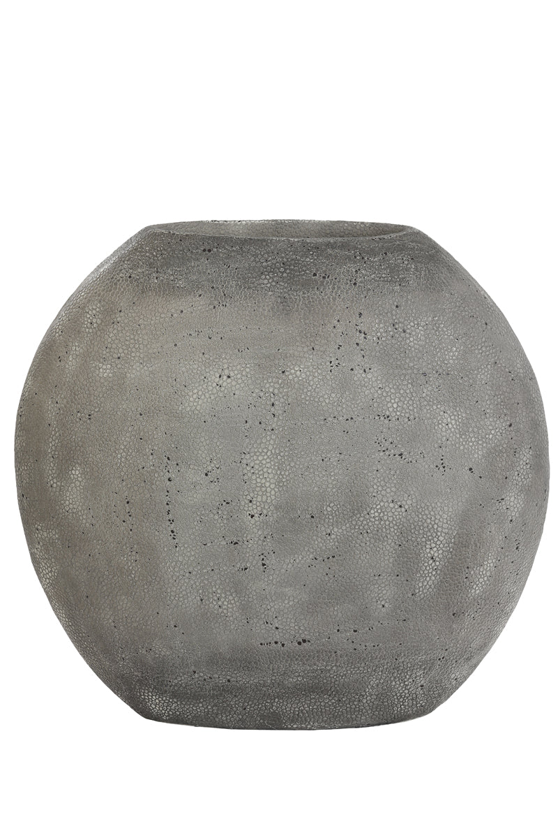 Light & Living vaas RAYSKIN - 49.5x20x45cm - grijs