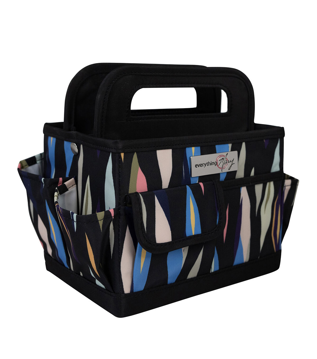 Everything Mary 9 Abstract Striped Collapsible Craft Caddy