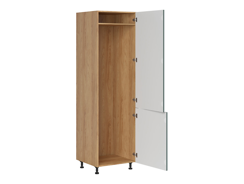 Szafka kuchenna pod zabudowę lodówki Iris 60 cm prawa zieleń boho