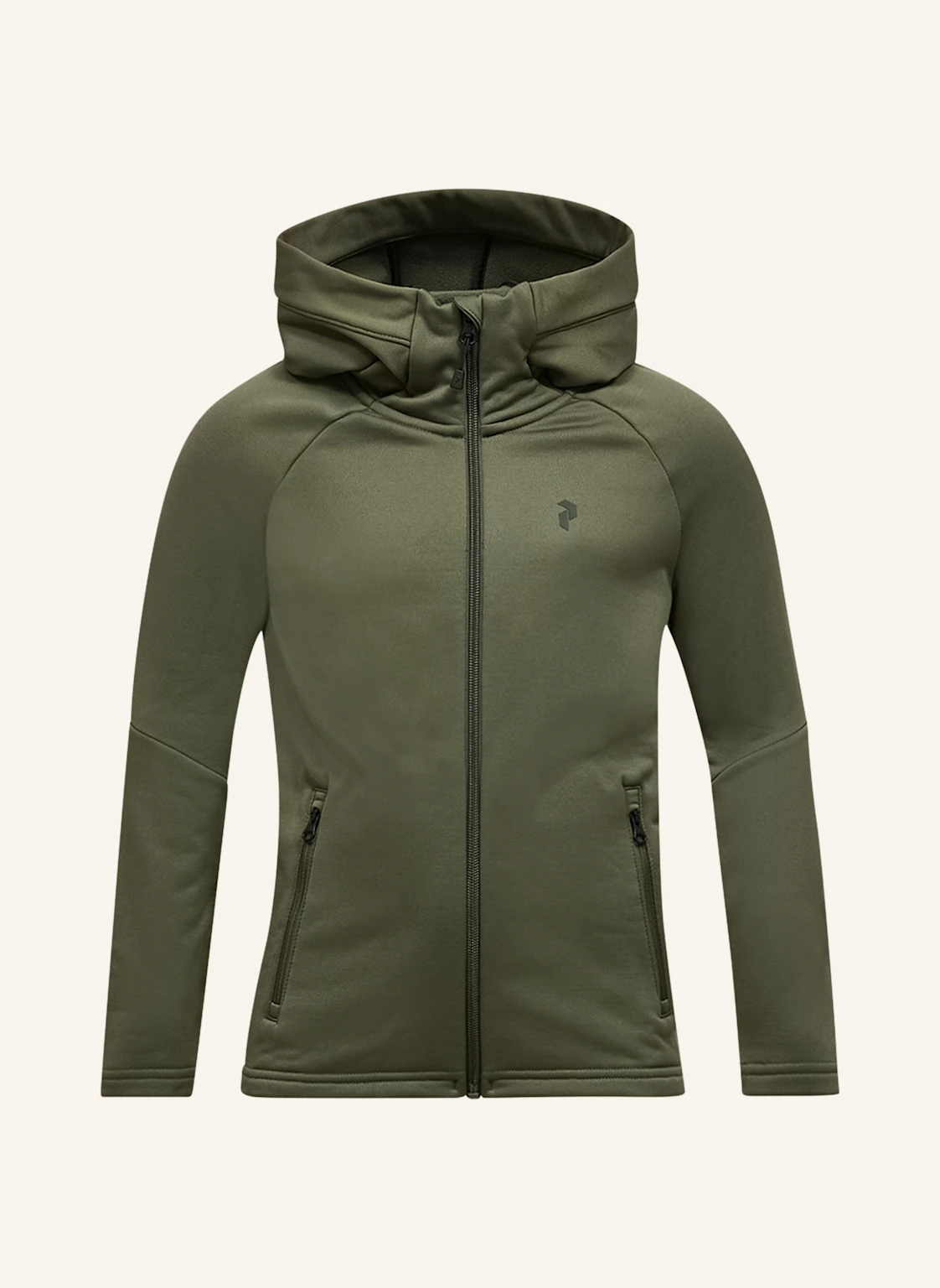Peak Performance Jr Rider Essentials Midlayer Zip Hood Fleecejacke