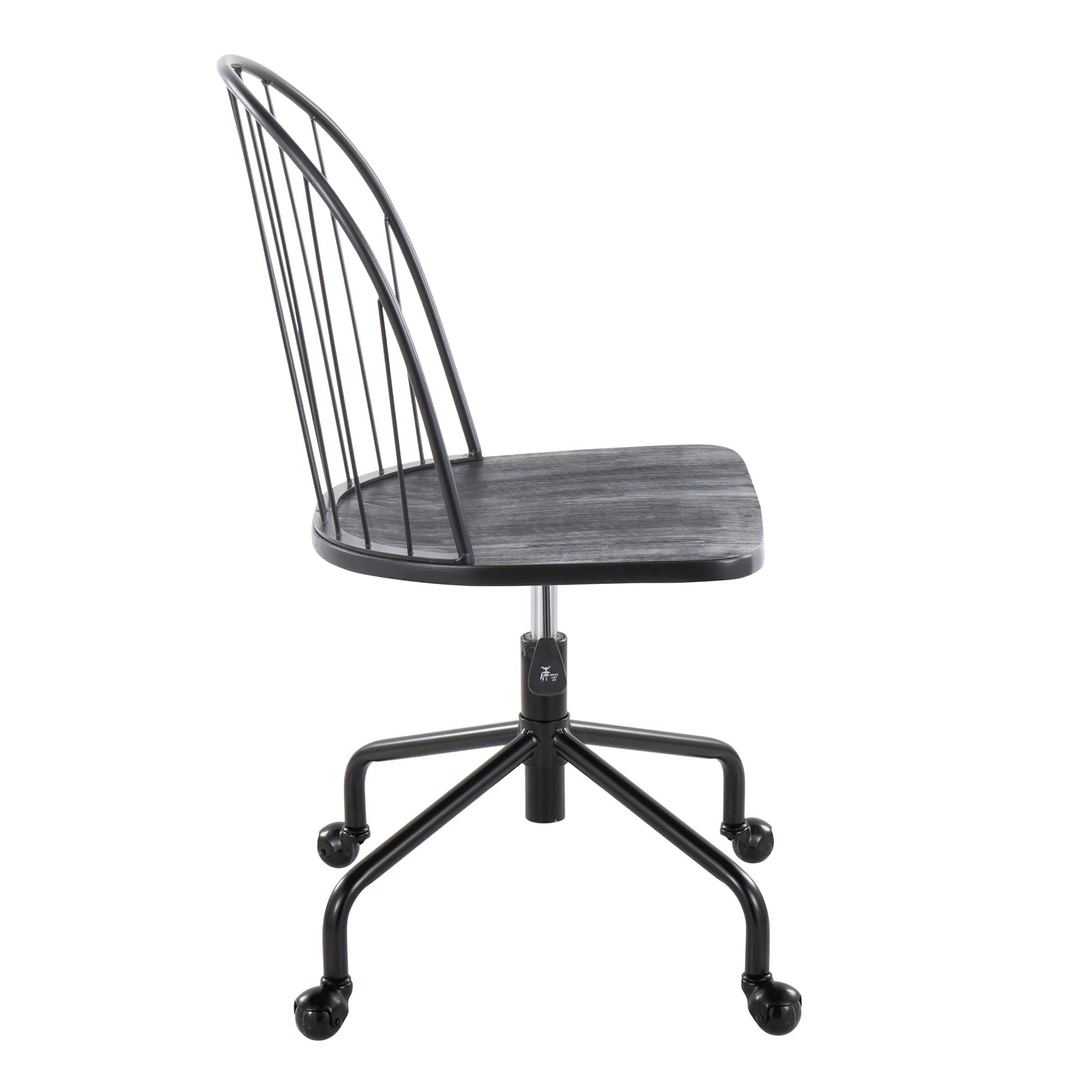 Stylish and Functional Farmhouse Office Chair with Adjustable Height and 360-Degree Swivel