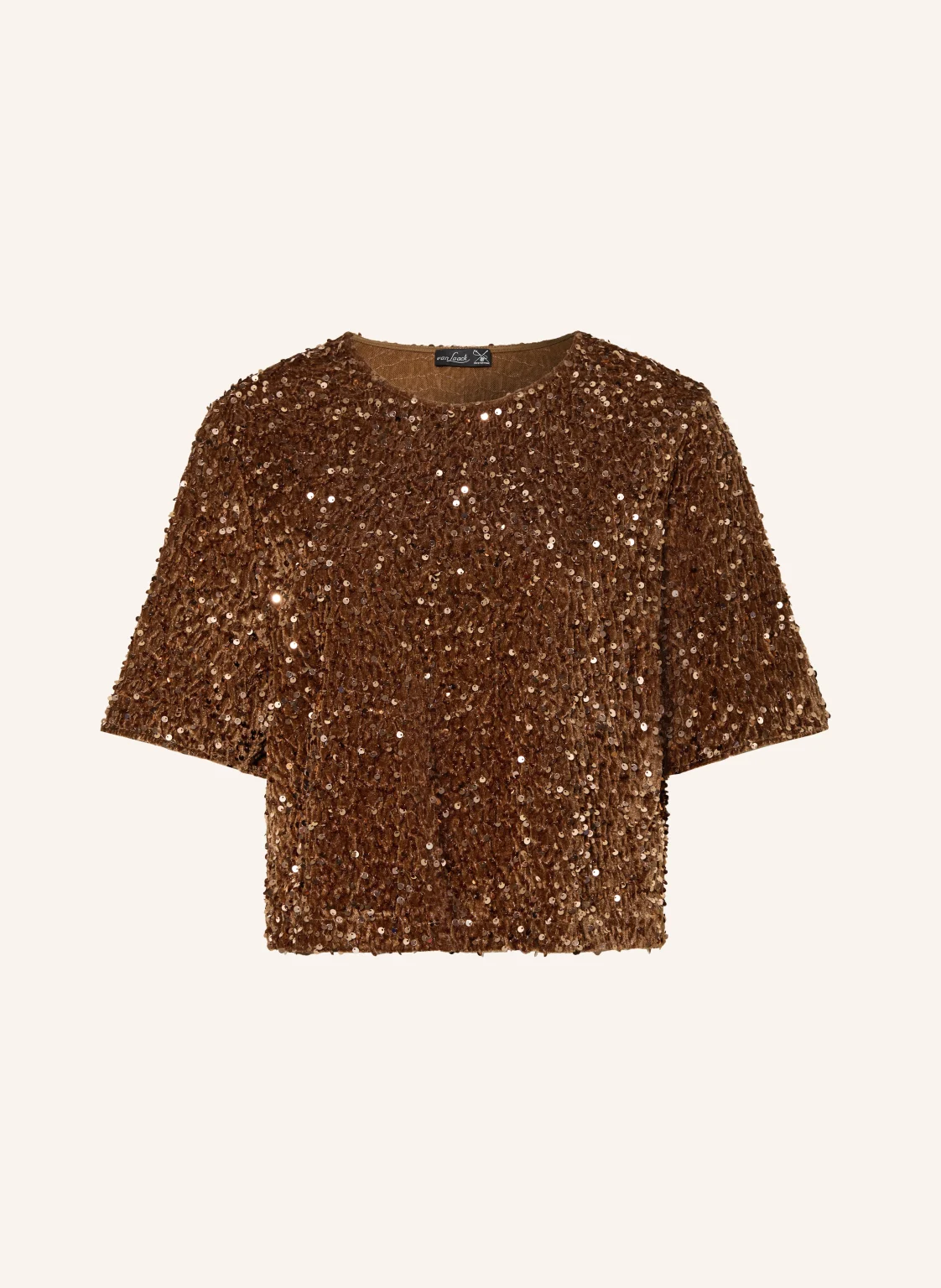 van Laack Nickishirt VL-JORINA-XX mit Pailletten