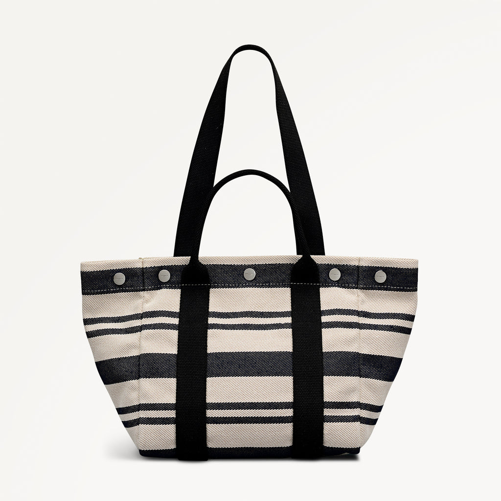 Hadleigh Place - Stripe - Medium Open Top Tote