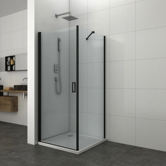 Duschtrennwand »Elite Black«, B x H: 88,5 x 195 cm