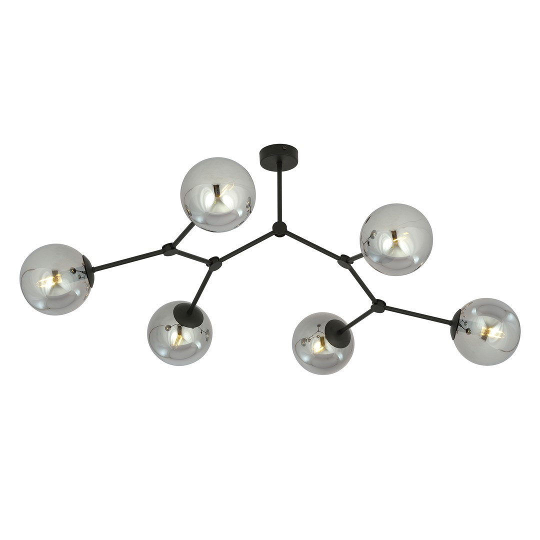 Lampa Sufitowa Space 6 Black/Grafit