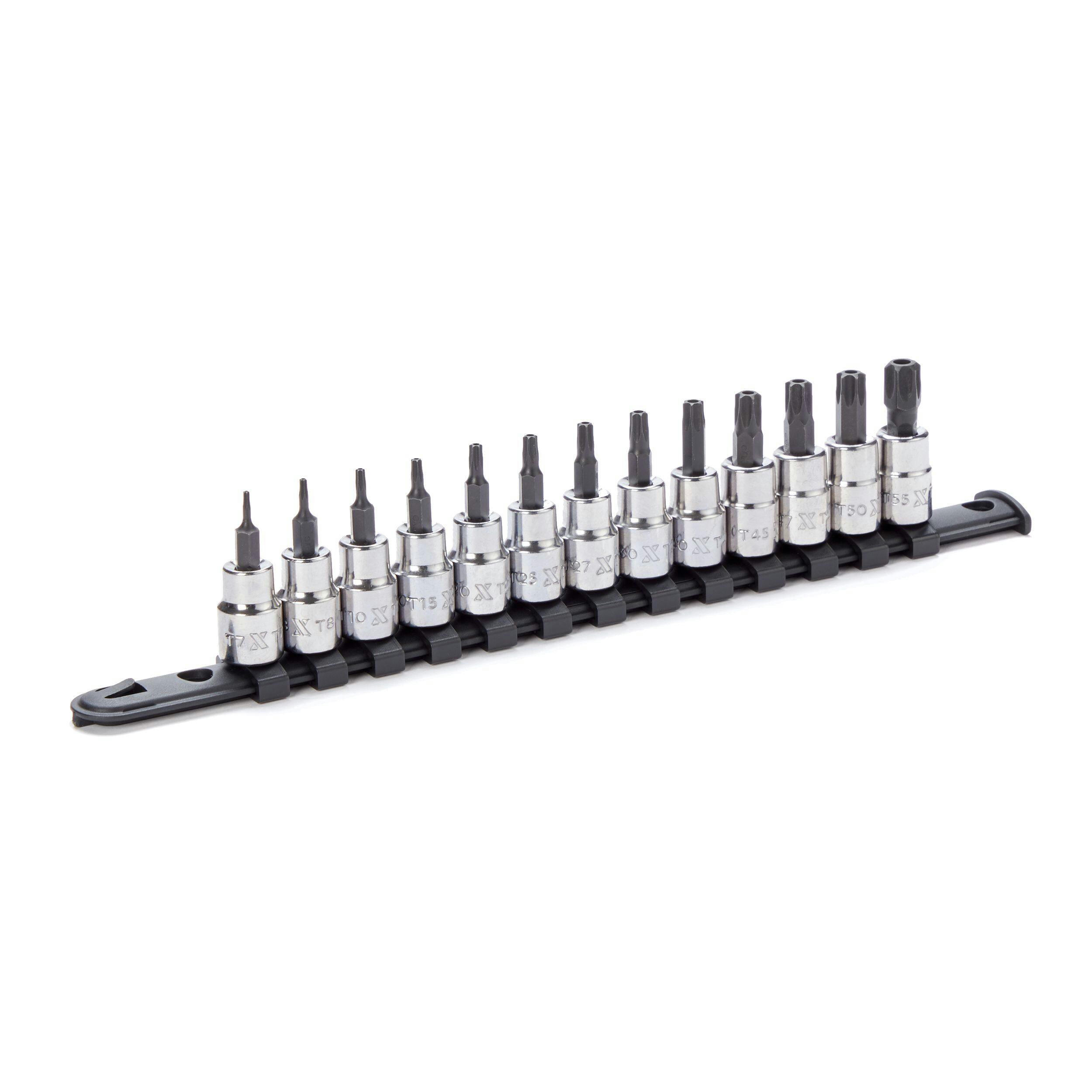 MAXIMUM 3/8-in Drive Tamper Proof Torx Bit Socket Set, 13-pc