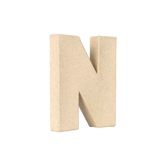 Mini Mache Letter N 10cm