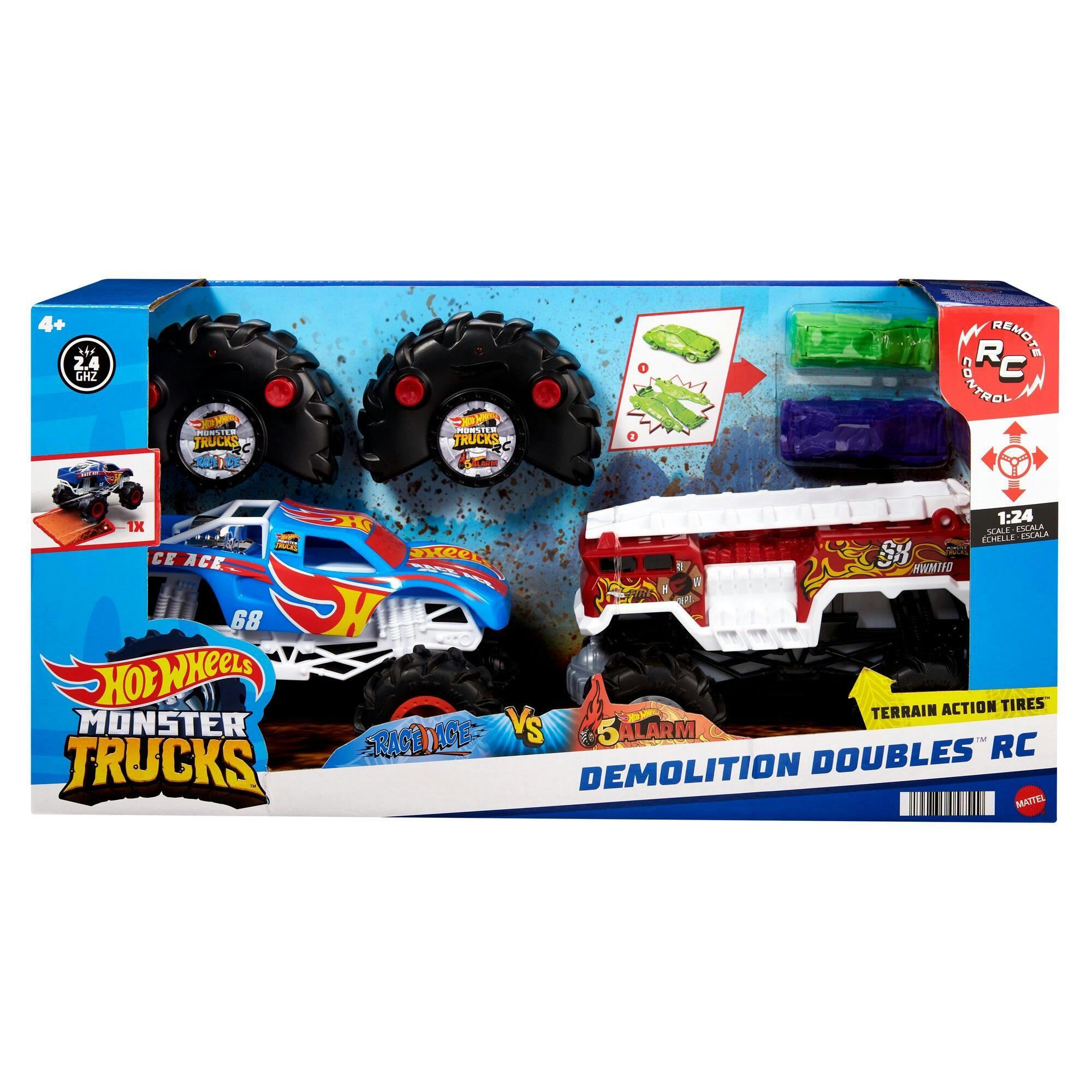 Hot Wheels® R/C Monster Trucks, 2-pk, Ages 4+