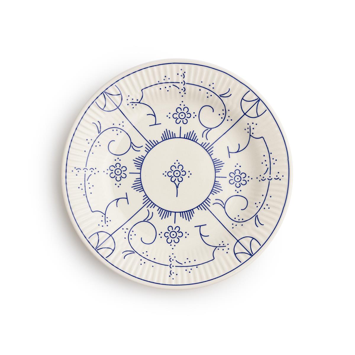 Royal Boch bord Copenhague - set van 6 - ø16cm - keramiek