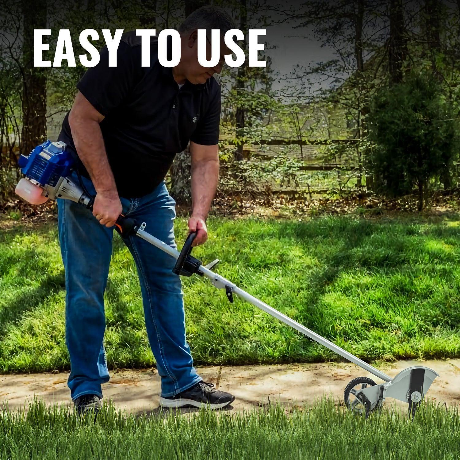 Power Straight Shaft Edger Attachment (Compatible with Gas Units)