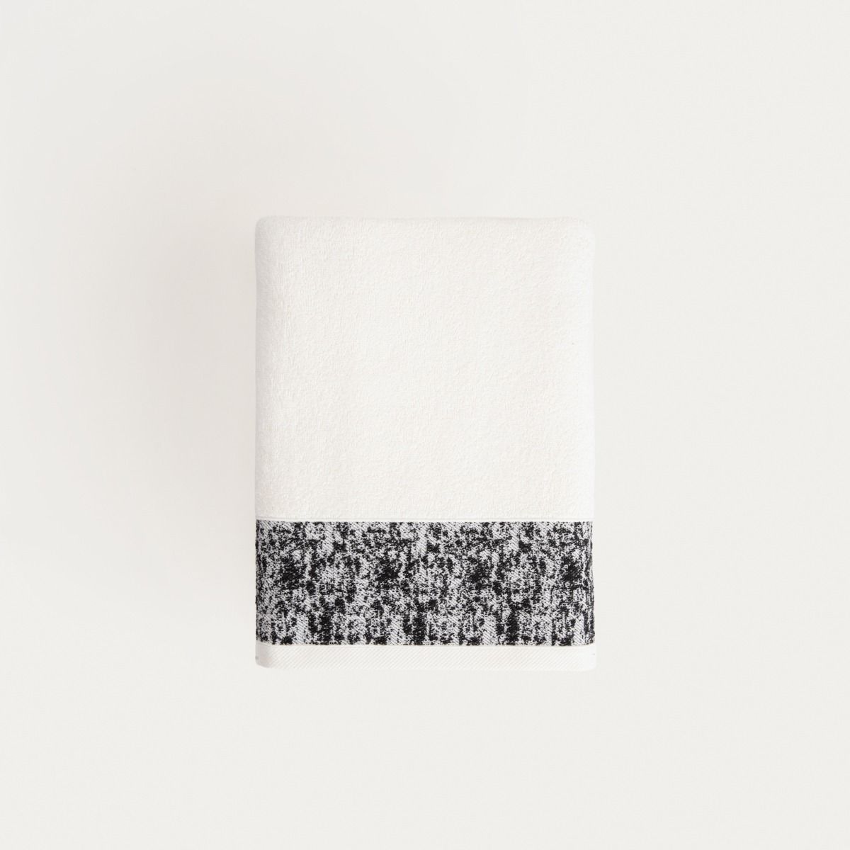 Ręcznik VIOLA biało-czarny 50x90 cm