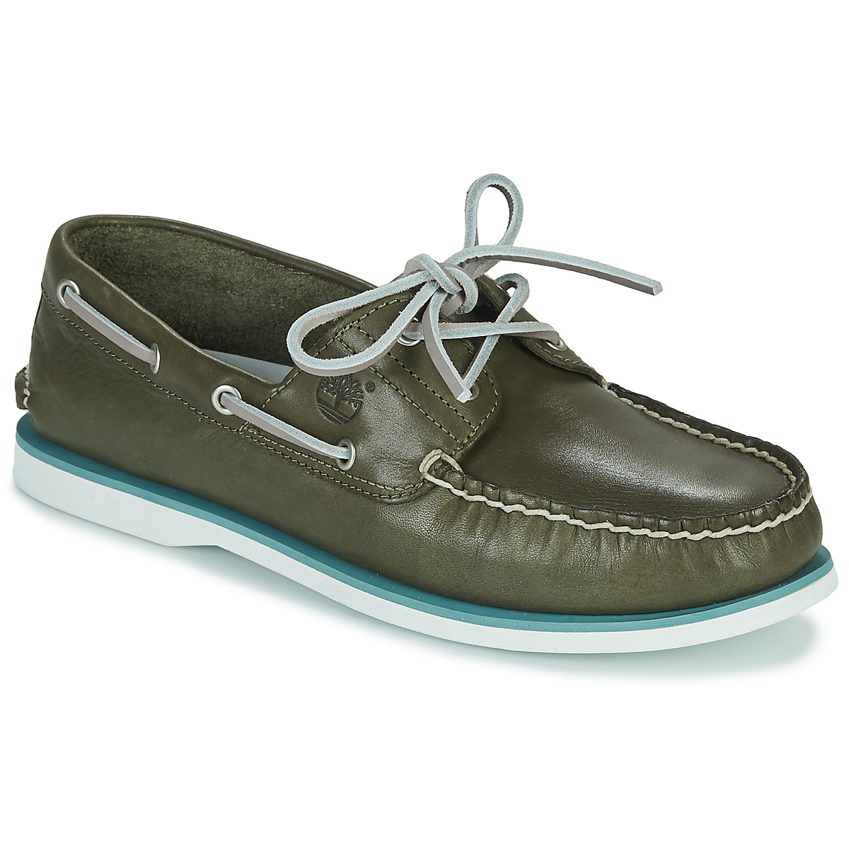 Timberland - 2 Eye Boat leather - Kaki