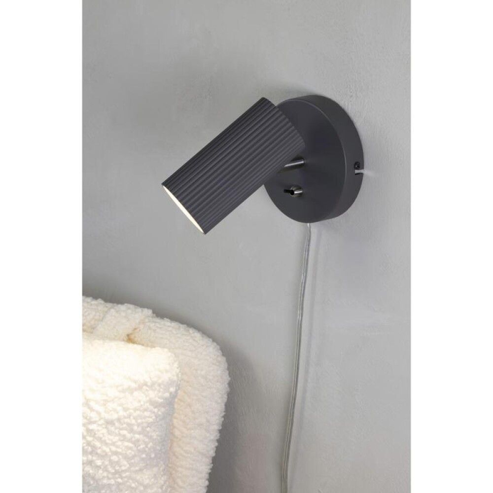 COSTILLA VEGG MARKSLÕJD 1L MØRKGRÅ/ SATIN NICKEL