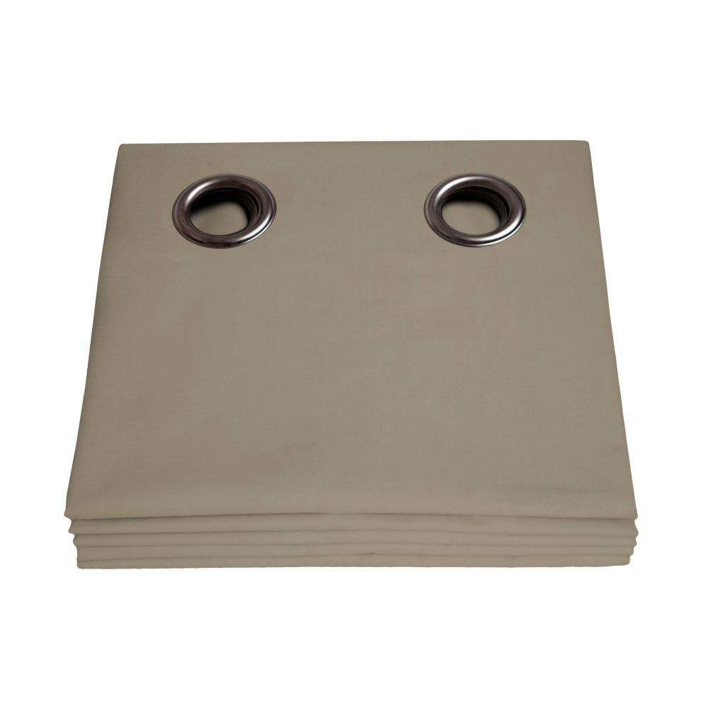 - Rideau occultant total beige 135 x 260