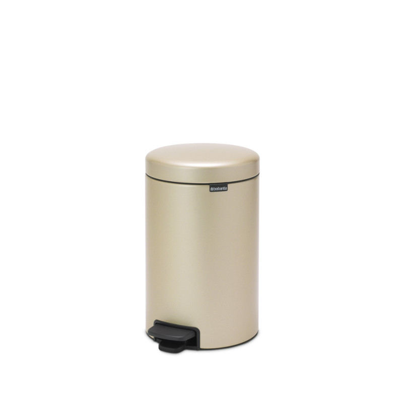 Poubelle à pédale NewIcon metallic gold 12 L BRABANTIA