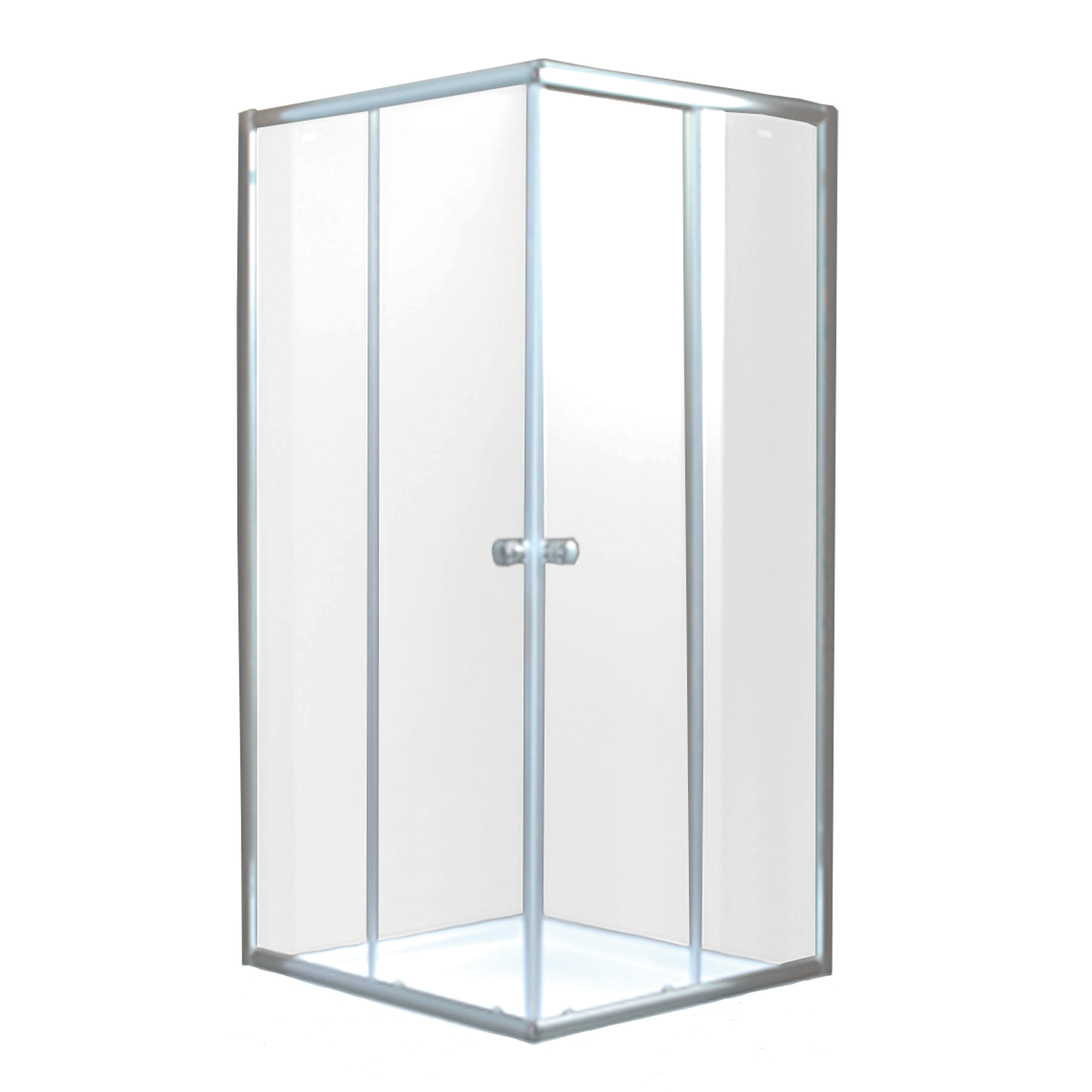Kabina prysznicowa Invena Parla80 x 80 cm szkło clear