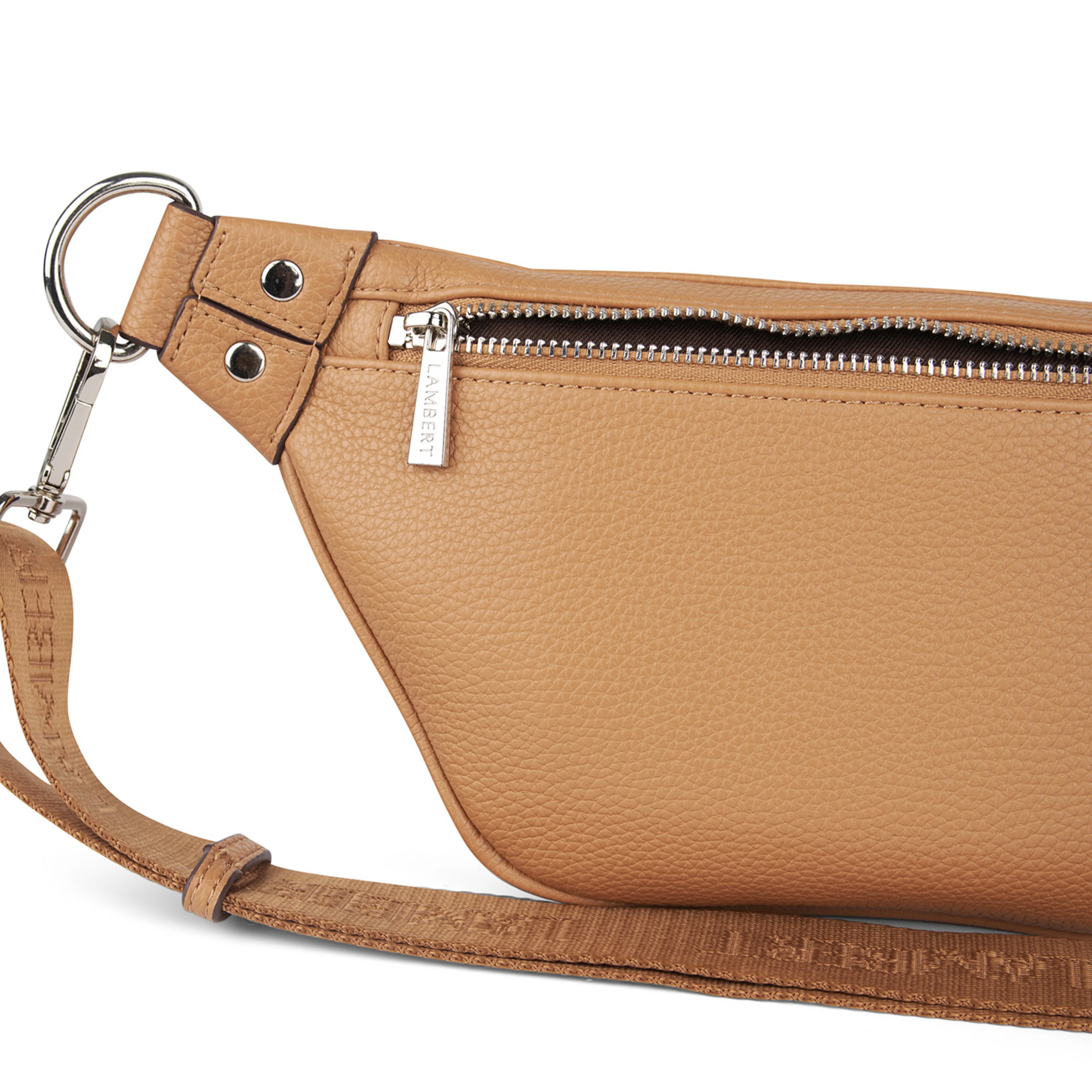 The Sarah - Camel Vegan Leather Belt Bag