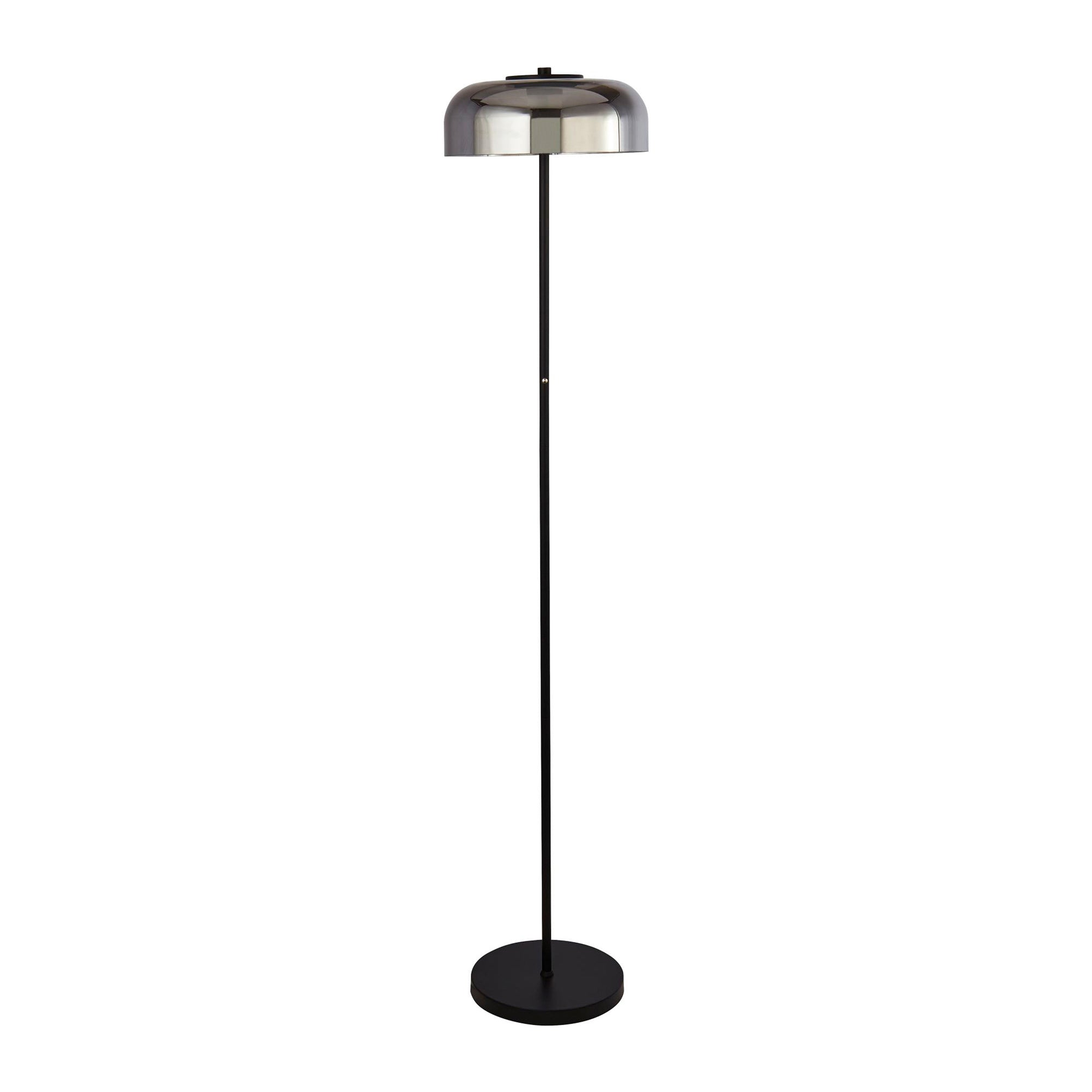 Searchlight Frisbee Vloerlamp - Zwart