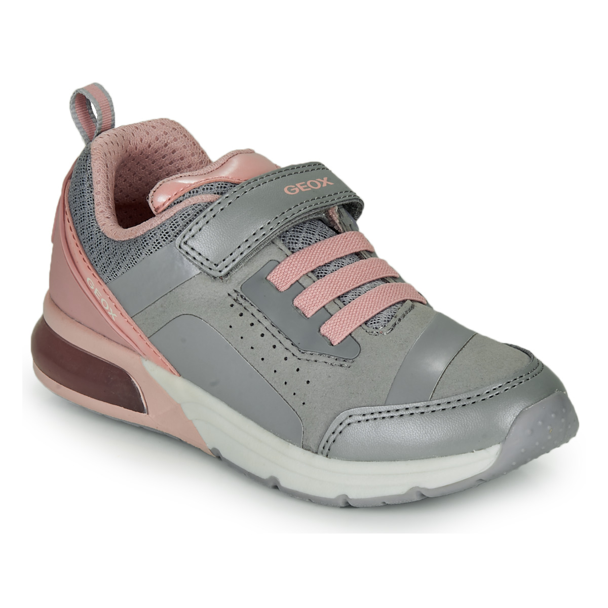 Geox - J SPACECLUB GIRL C - Grey / Pink