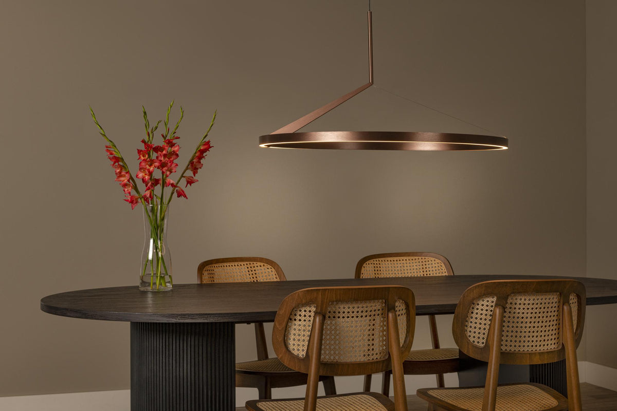 Lucide hanglamp APPLAUSE - Geïntegreerde LED - Koffie