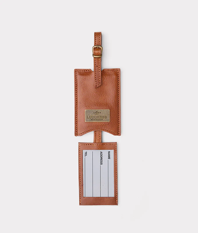 Cosimo Luggage Tag - Cognac