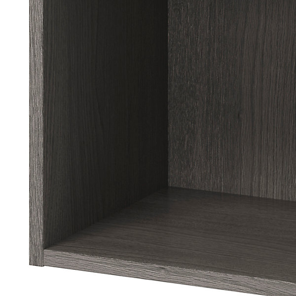 Caisson haut de cuisine ouvert GoodHome Caraway Gris H. 36 cm x l. 40 cm