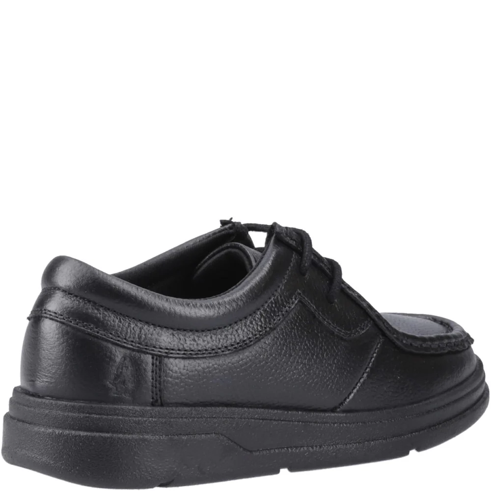 Hush Puppies Ronan Mocc Toe Junior School Shoes