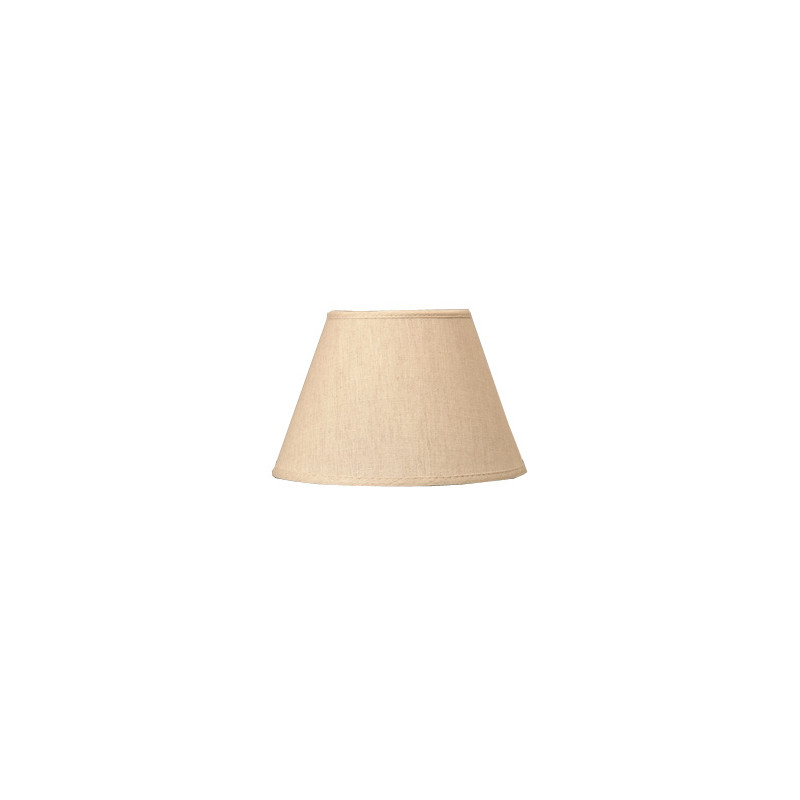 Abat-jour Conica Cottage en lin écru Ø 30 cm NIEDERAU