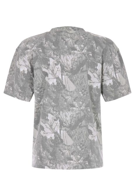 Older Boys Green Camo Print T-Shirt