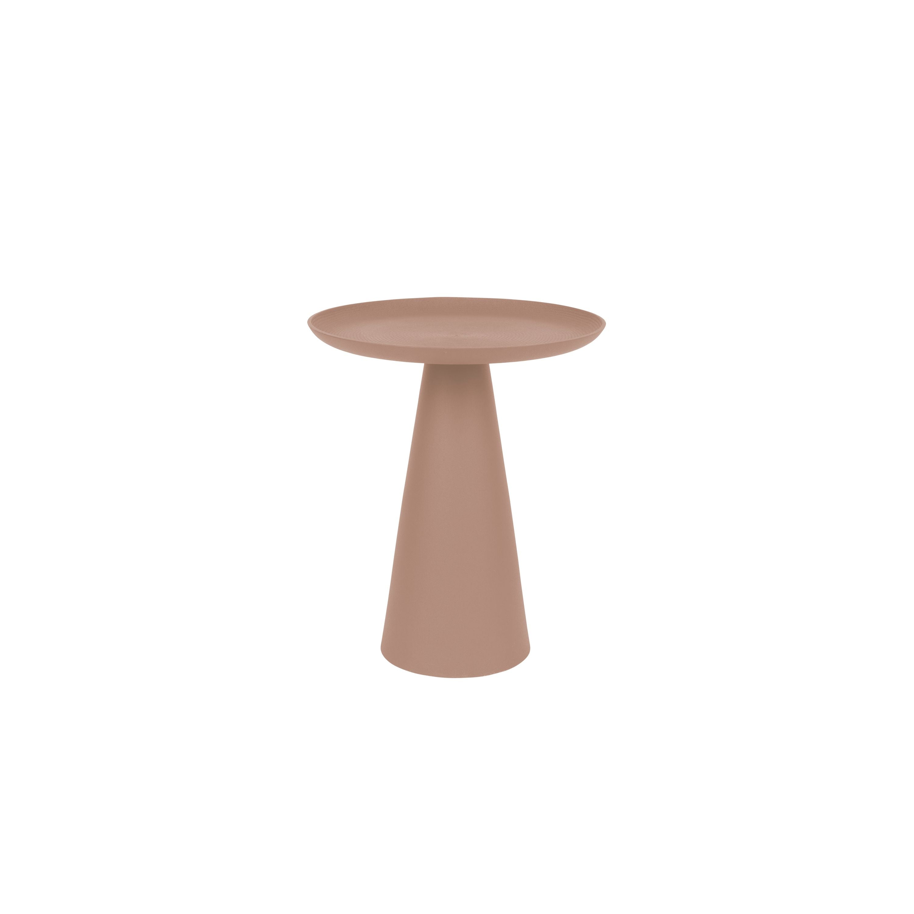 Housecraft Living Ringar Bijzettafel Rond 34,5x34,5 cm Metaal Roze