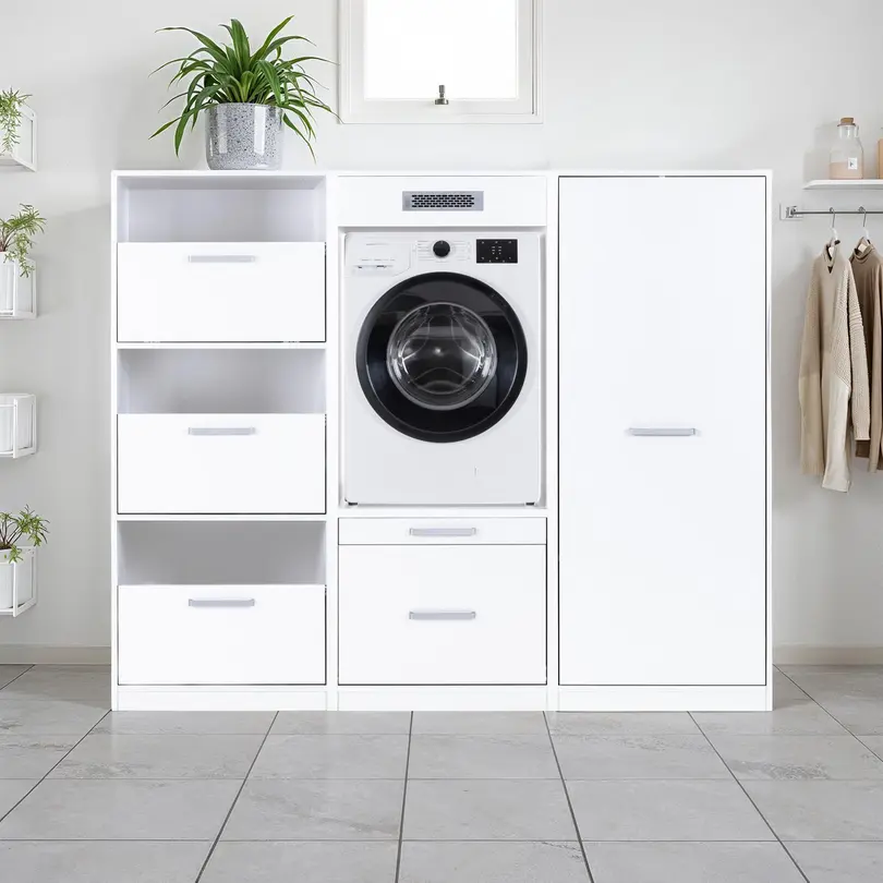 Waschmaschinenschrank 3-teilig Flow