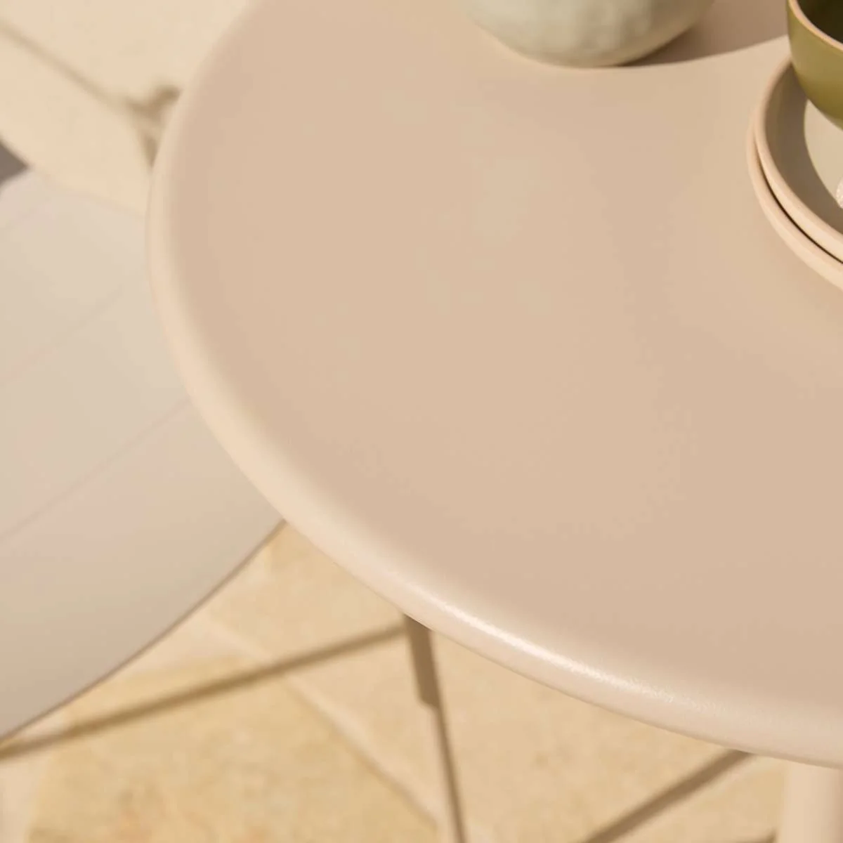 Ravello Outdoor Bistro Round Table - Beige