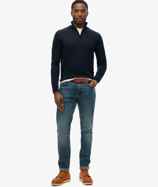Merino Half Zip Jumper