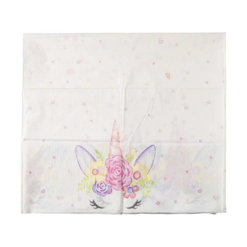 Tafelkleed unicorn - papier - 136x220 cm