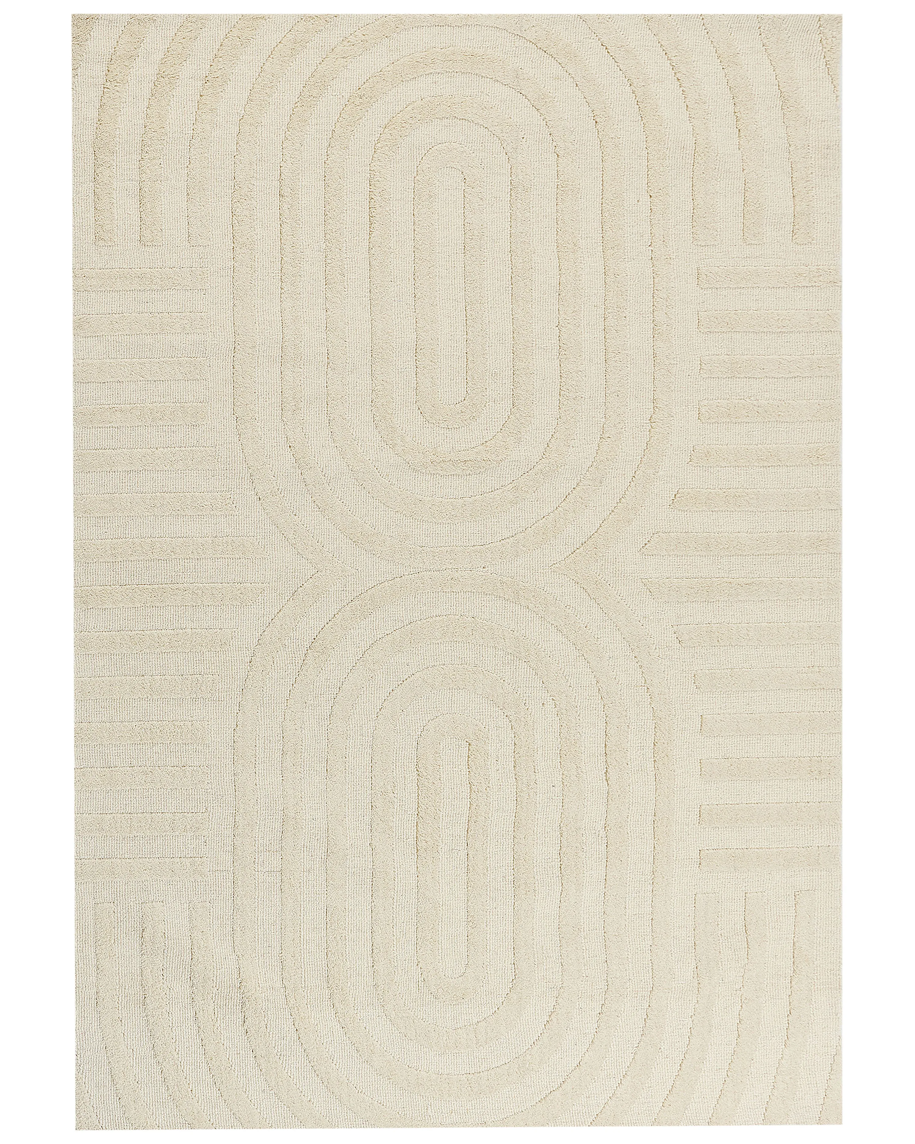 Rug MASTUNG Beige 160 x 230 cm Wool