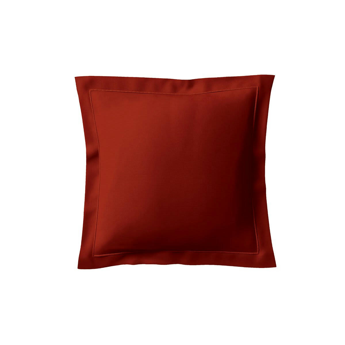 VEXIN - Taie d'oreiller coton bourgogne 50x75 cm