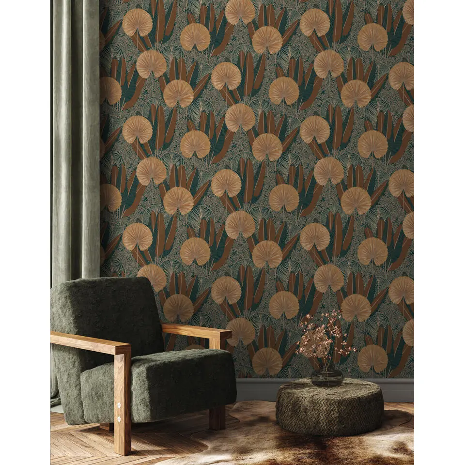 Dutch Wallcoverings - Asperia- Asperia bruin - A54703