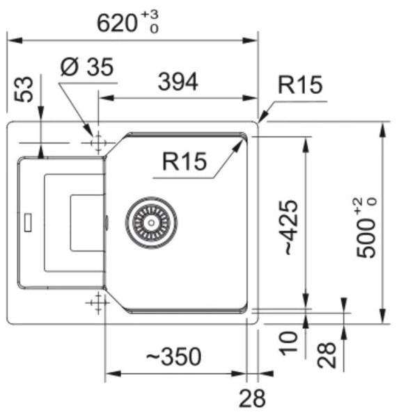 FRANKE Zlewozmywak UBG 611-62 beżowy 114.0687.267
